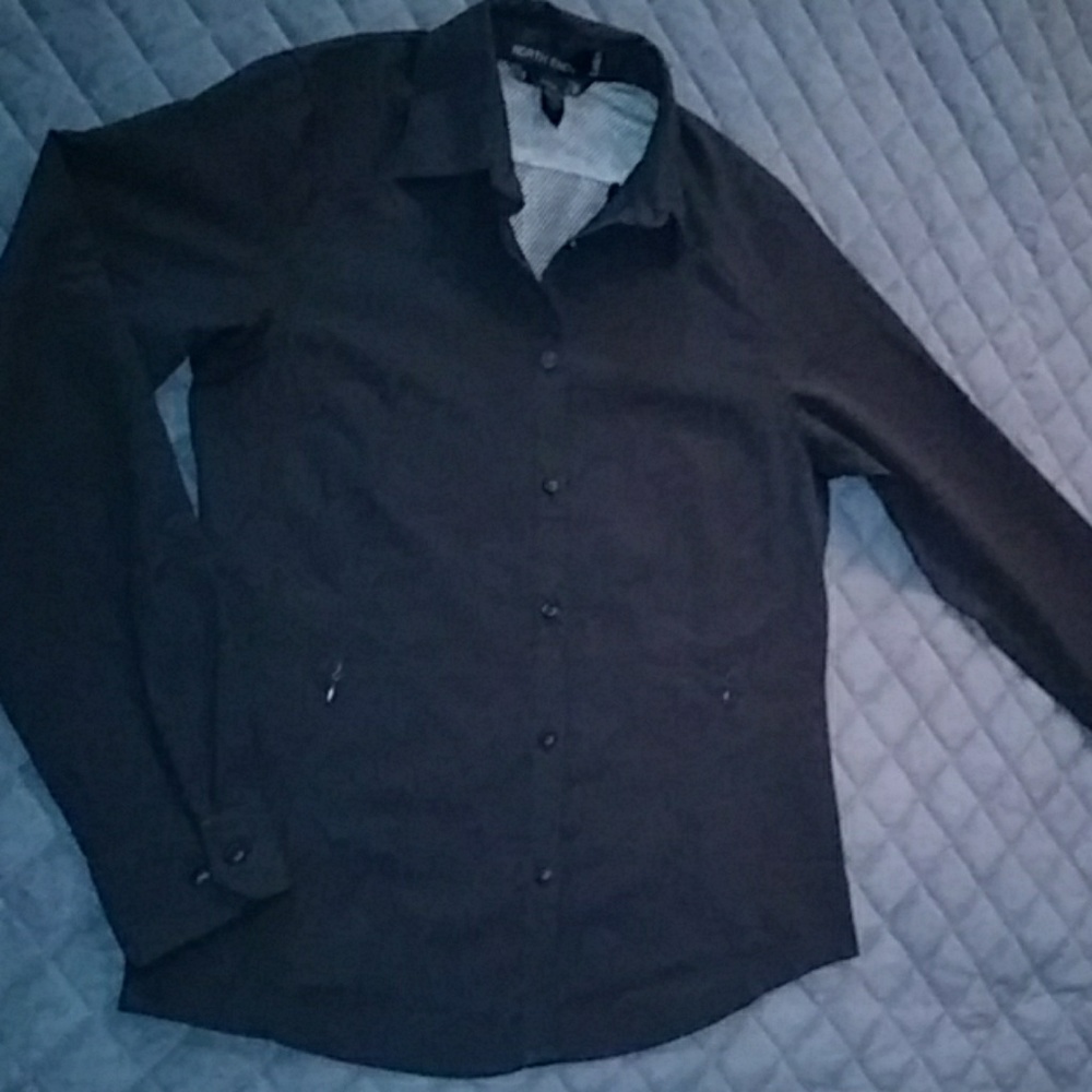 North End moisture wicking button up, sz S, New